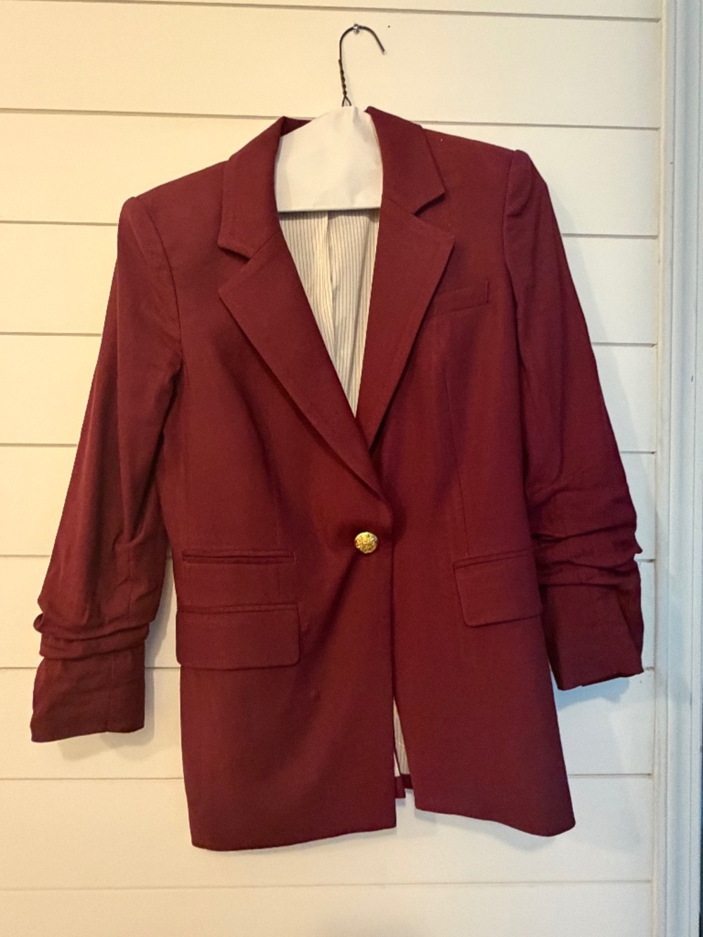 Veronica Beard Burgundy Blazer 4